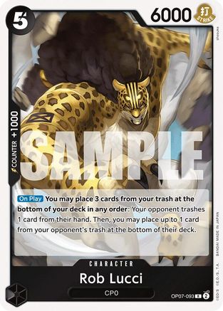 Rob Lucci (093) (OP07-093) - Rare