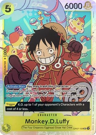 Monkey.D.Luffy (109) (OP07-109) - Super Rare