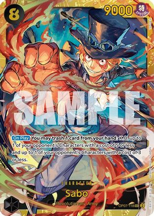 Sabo (OP07-118) - Secret Rare