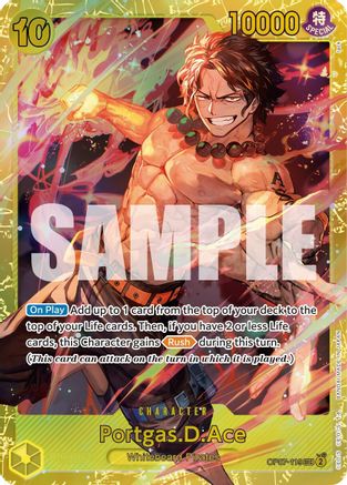 Portgas.D.Ace (119) (OP07-119) - Secret Rare