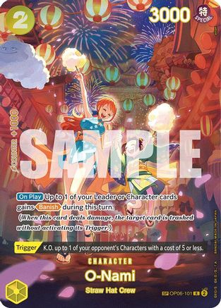 O-Nami (SP) (OP06-101) - Rare