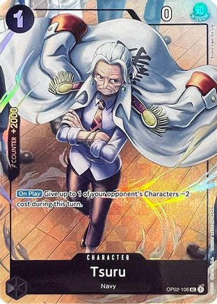 Tsuru (Collection de cartes Premium -Meilleure Sélection Vol. 1-) (OP02-106) - Cartes promotionnelles One Piece - Peu courante