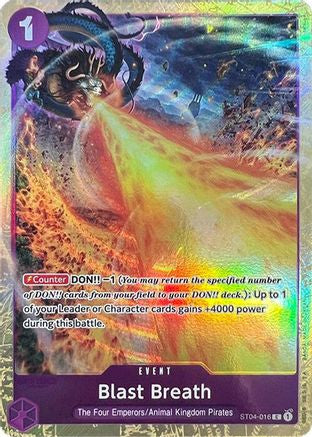 Souffle explosif (Premium Card Collection -Best Selection Vol. 1-) (ST04-016) - Courante
