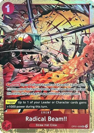 Radical Beam!! (Premium Card Collection -Best Selection Vol. 1-) (OP01-029) - Uncommon