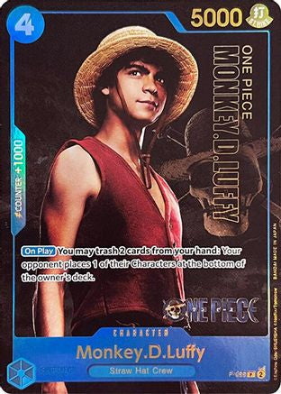 Monkey.D.Luffy (055) (Premium Card Collection -Live Action Edition-) (P-055) - Promo