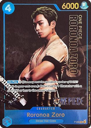 Roronoa Zoro (Premium Card Collection -Live Action Edition-) (P-056)  -  Promo