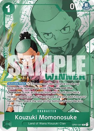 Kouzuki Momonosuke (Pack du gagnant Vol. 7) (OP01-041) - Rare