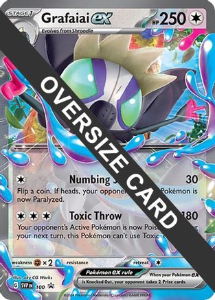 Grafaiai ex - 100 (SV: Scarlet & Violet Promo Cards)  - Promo - Holofoil