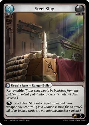 Steel Slug (014) -  Rare