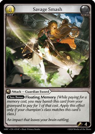 Savage Smash (070) -  Common