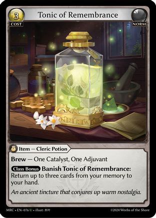 Tonic of Remembrance (076) -  Uncommon