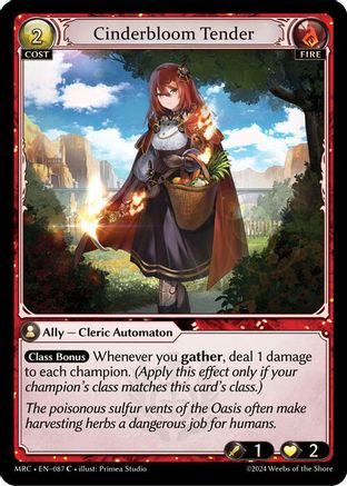 Cinderbloom Tender (087) -  Common