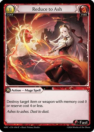 Reduce to Ash (096) -  Common