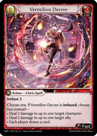Vermilion Decree (102) -  Super Rare