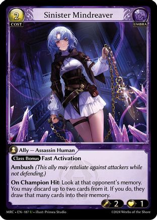 Sinister Mindreaver (187) -  Uncommon