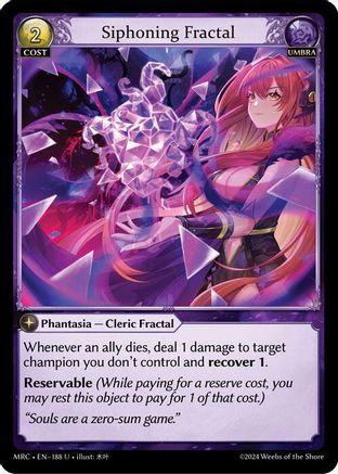 Siphoning Fractal (188) -  Uncommon