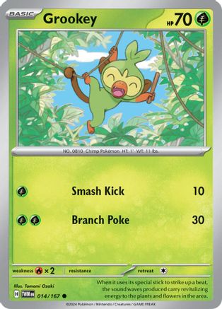 Grookey - 014/167 - Common - Reverse Holofoil