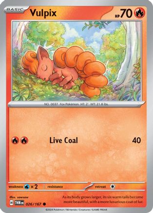 Vulpix - 026/167 - Commune - Normal