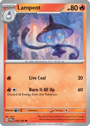 Lampent - 037/167 - Courante - Holo inversée