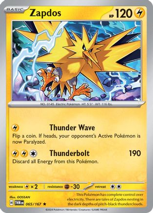 Électhor - 065/167 - Rare - Holo inversée
