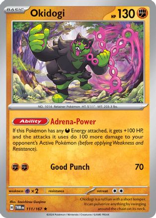 Okidogi - 111/167 - Rare - Reverse Holofoil