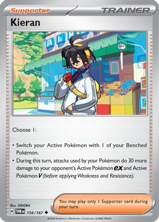 Kieran - 154/167 - Peu commune - Holofoil inversé