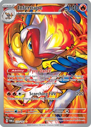 Infernape - 173/167  - Illustration Rare - Holofoil