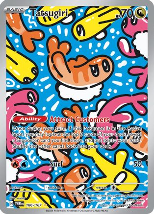 Tatsugiri - 186/167  - Illustration Rare - Holofoil