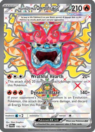 Masque du Fourneau Ogerpon ex - 192/167 - Ultra Rare - Holofoil