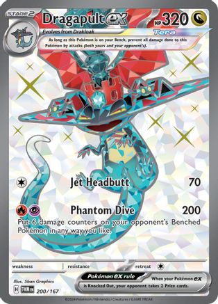 Dragapult ex - 200/167  - Ultra Rare - Holofoil