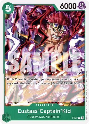 Eustass"Captain"Kid (Tournoi avant-première OP-07) (P-067) - Promo