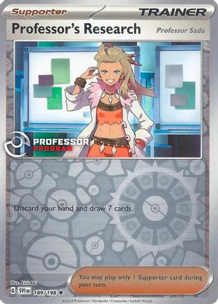 Professor's Research - 189/198 (2023)  - Promo - Reverse Holofoil