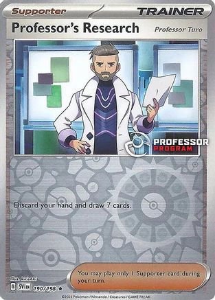 Professor's Research - 190/198 (2023)  - Promo - Reverse Holofoil