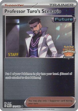 Professor Turo's Scenario - 171/182 (Regional Championships) [Staff] - 177/182 - Uncommon - Reverse Holofoil
