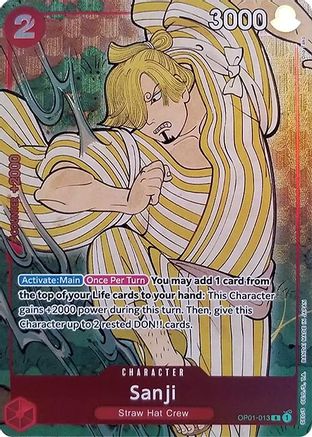 Sanji (English Version 1st Anniversary Set) (OP01-013)  -  Rare