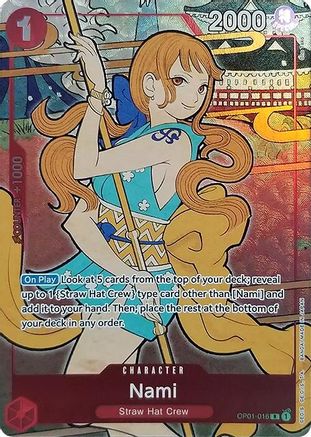 Nami (English Version 1st Anniversary Set) (OP01-016)  -  Rare