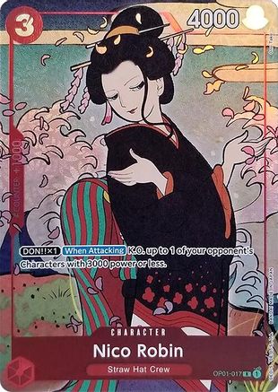 Nico Robin (English Version 1st Anniversary Set) (OP01-017)  -  Rare