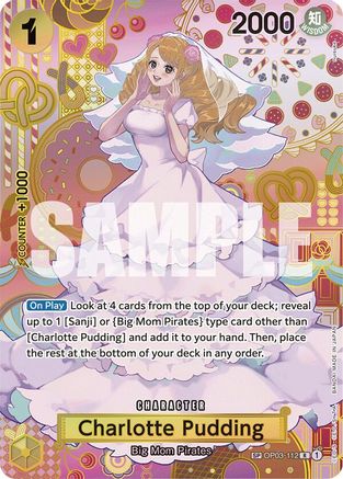 Charlotte Pudding (SP) (OP03-112) - Rare