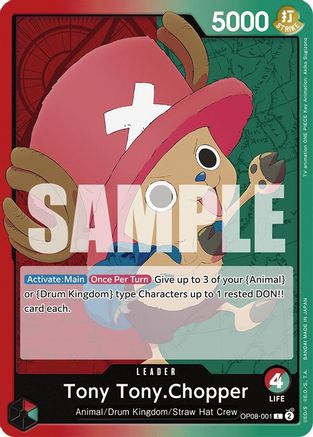Tony Tony.Chopper (001) (OP08-001) - Leader