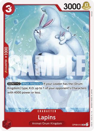 Lapins (OP08-012) - Uncommon