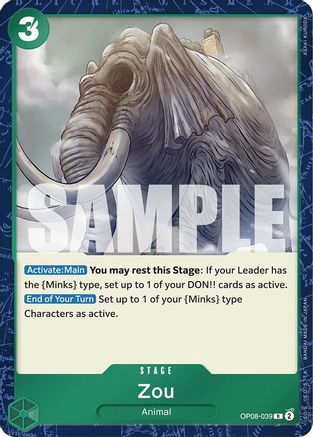 Zou (OP08-039) - Rare