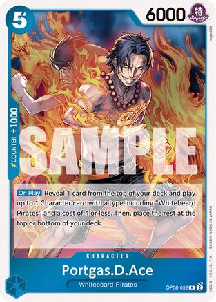 Portgas D. Ace (OP08-052) - Rare