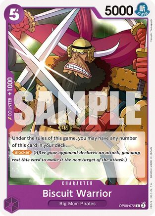 Biscuit Warrior (OP08-072) - Commune