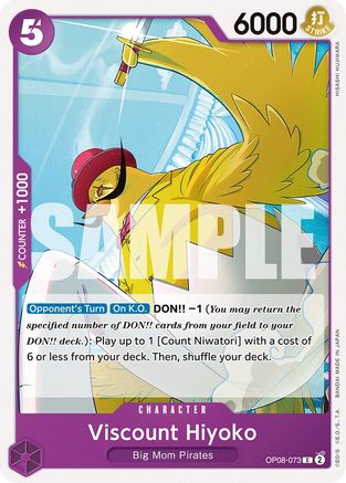 Viscount Hiyoko (OP08-073) - Common