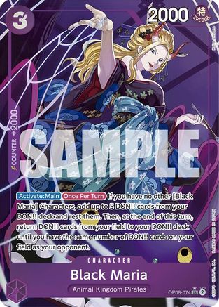 Black Maria (Parallel) (OP08-074) - Super Rare