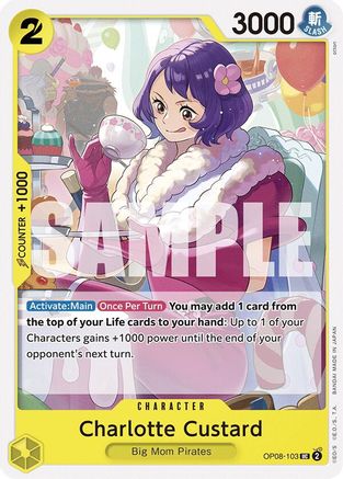 Charlotte Custard (OP08-103) - Peu Commun