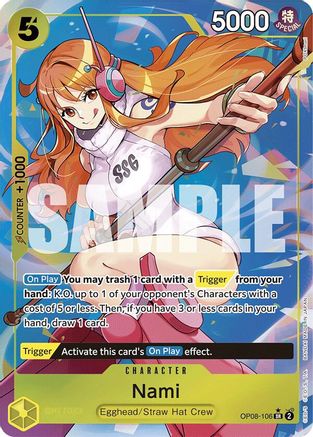 Nami (Parallel) (OP08-106) - Super Rare