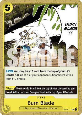 Burn Blade (OP08-117) - Peu commune