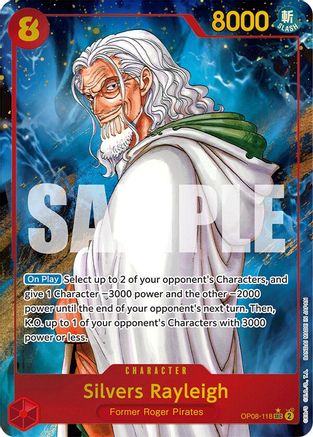 Silvers Rayleigh (Parallel) (OP08-118) - Secret Rare