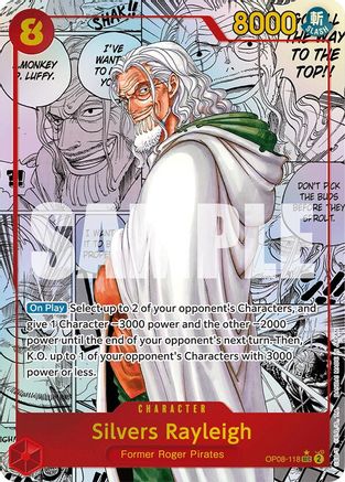 Silvers Rayleigh (Parallel) (Manga) (OP08-118) - Secret Rare
